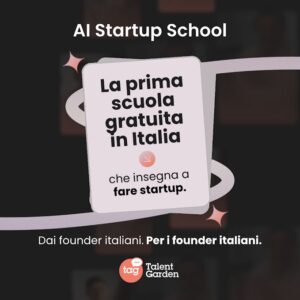 Nasce AI Startup School di Talent Garden